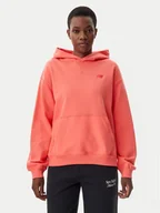 Bluzy damskie - New Balance Bluza WT41537 Pomarańczowy Relaxed Fit - miniaturka - grafika 1