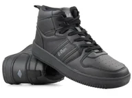 Buty zimowe męskie - Zimowe buty męskie sportowe - LEE COOPER LCJ-22-29-1307M, czarne - Lee Cooper - miniaturka - grafika 1