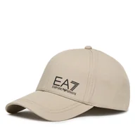 Czapki damskie - Czapka z daszkiem EA7 Emporio Armani 7X000005 AF11989 M6083 Beżowy - miniaturka - grafika 1