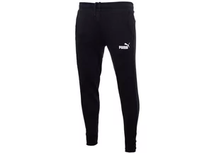 Puma  Spodnie Męskie Dresowe Bawełniane Ess Logo Pants Black 586716 01 S - Spodnie męskie - miniaturka - grafika 1