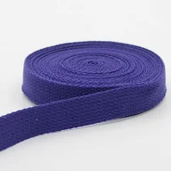 Paski - Leduc 3 metry pasek bawełniany uchwyt na bagaż torba pasek na ramię uprząż plecak wyroby skórzane wysokiej jakości fioletowy (106) 2,5 cm - miniaturka - grafika 1