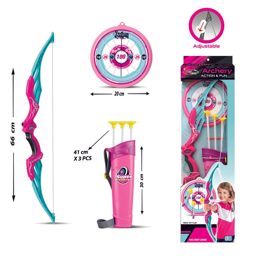 Zestaw Strzałków w Kolorze Róży z Dodatkami