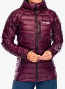 Kurtka puchowa damska Columbia Arctic Crest Down Hooded Jacket - moonvista - Kurtki i kamizelki sportowe damskie - miniaturka - grafika 1