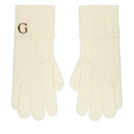 Rękawiczki - Rękawiczki Damskie Guess AW5382 POL02 Biały - miniaturka - grafika 1