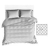 Pościel dla dzieci - Extrapościel Pościel bawełniana 110x140 R141 szara maroko białe 208N - miniaturka - grafika 1