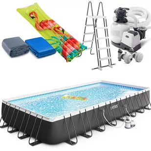 Intex Basen stelażowy prostokatny Ultra XTR 975 x 488 x 132 cm - zestaw 26374 - Baseny ogrodowe - miniaturka - grafika 1