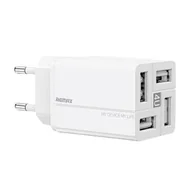 Ładowarki do telefonów - Ładowarka sieciowa Remax, RP-U43, 4x USB, 3.4A (biała) - miniaturka - grafika 1