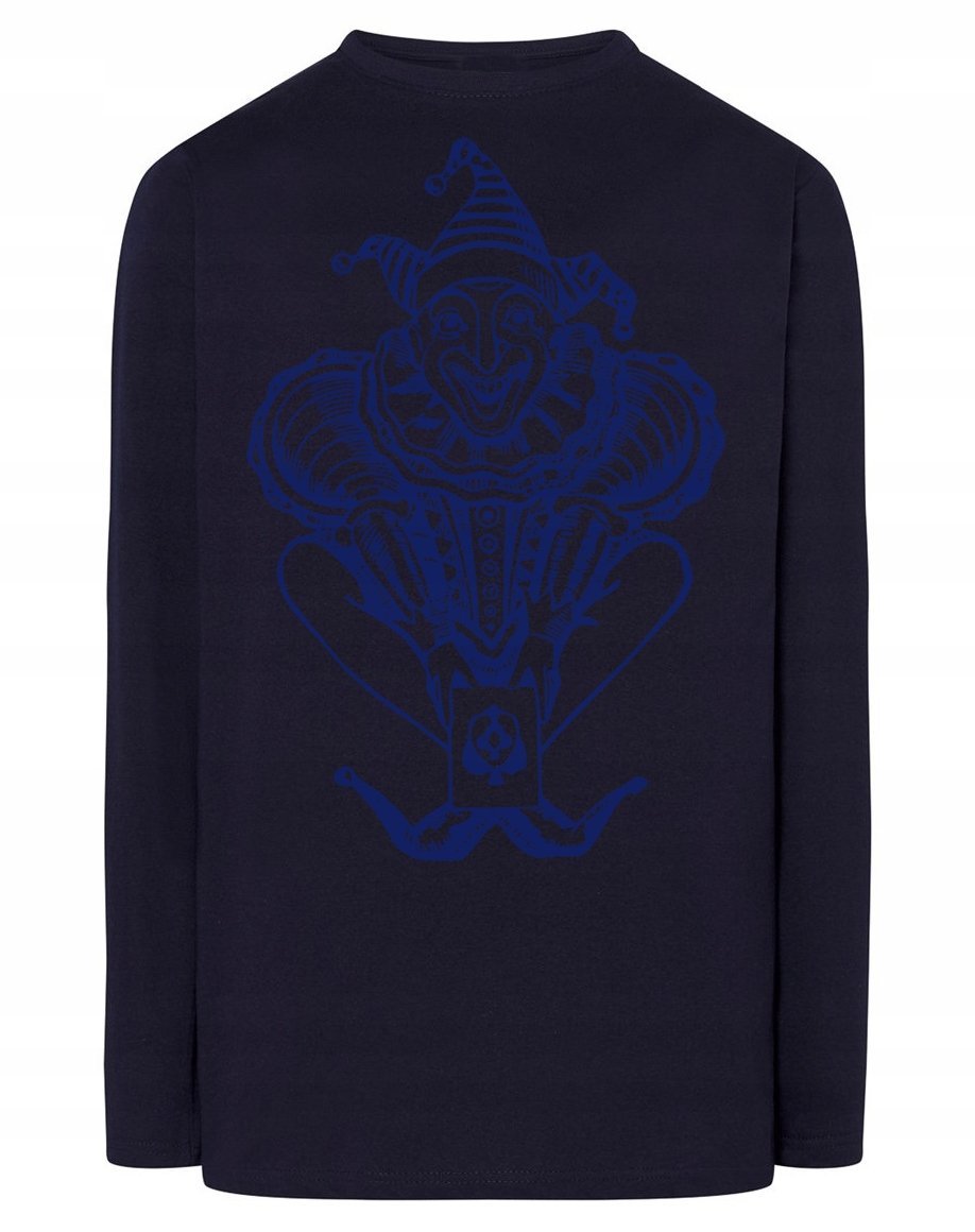 Longsleeve męski nadruk KLAUN JOKER r.5XL