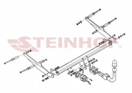 Akcesoria motoryzacyjne - Hak holowniczy Steinhof R-025 - miniaturka - grafika 1