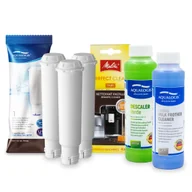 Akcesoria i części do ekspresów do kawy - Zestaw MELITTA AL-TES46 3szt, Perfect Clean 4szt, Latteo 250m, Verde 250ml - miniaturka - grafika 1