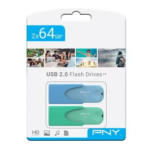 Pendrive 64GB USB2.0 ATTACHE 4 FD64GATT4COLBGX2-EF - Pendrive - miniaturka - grafika 1