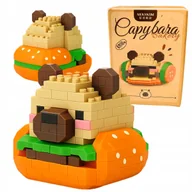 Klocki - Zestaw Klocków Kapibara Klocki Burger Capybara Do Zbudowania 315 el - miniaturka - grafika 1