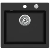 Zlewozmywaki - Teka CLIVO 50 S-TQ METALIC onyks 40148010 - miniaturka - grafika 1