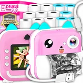 Drukarki kart i etykiet - 3.0 DRUKARKA TERMICZNA APARAT NATYCHMIASTOWY FOTOGRAFICZNY +13 ROLEK - miniaturka - grafika 1