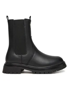 Tommy Hilfiger Botki T3A5-34016-1355999 D Czarny - Buty dla chłopców - miniaturka - grafika 1