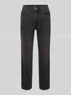 Spodnie damskie - Jeansy o kroju straight fit z mieszanki bawełny model ‘EMILY’ - miniaturka - grafika 1