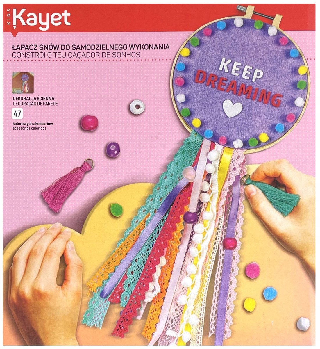 Łapacz snów do samodzielnego wykonania 47 akcesoriów