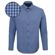 Koszule męskie - Koszula Męska w Krateczkę z Długim Rękawem Slim Fit Pako Jeans - miniaturka - grafika 1
