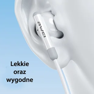 AWEI PC-6T USB-C czarny/black - Słuchawki - miniaturka - grafika 5