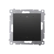 Sterowniki i przekaźniki - Sterownik przyciskowy Kontakt-Simon 54 GO DEZ1W.01/49 do obsługi rolety, żaluzji, markizy, firany, sterowany smartfonem [WiFi]; 2x5A, 230V moduł czarn - miniaturka - grafika 1