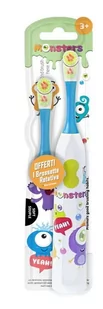 Szczoteczka Elektryczna Monster Blue 3+ Les Babygators - Szczoteczki do zębów dla dzieci - miniaturka - grafika 1