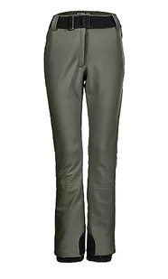 Killtec Damskie spodnie narciarskie/softshell z łapaczem śniegu i paskiem KSW 221 WMN SKI SFTSHLL PNTS, oliwkowe, 38, 37328-000 - Spodnie damskie - miniaturka - grafika 1