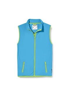 Playshoes 420015 Kamizelka polarowa kolorowa obcas kamizelka Uniseks - dzieci, 23 – niebieski aqua, 92 - Kurtki i płaszcze dla chłopców - miniaturka - grafika 1