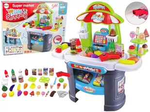 zestaw supermarket z akcesoriami - Zabawy w naśladowanie dorosłych - miniaturka - grafika 1