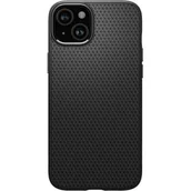Etui i futerały do telefonów - Spigen Liquid Air do iPhone 15 Plus matte black - miniaturka - grafika 1