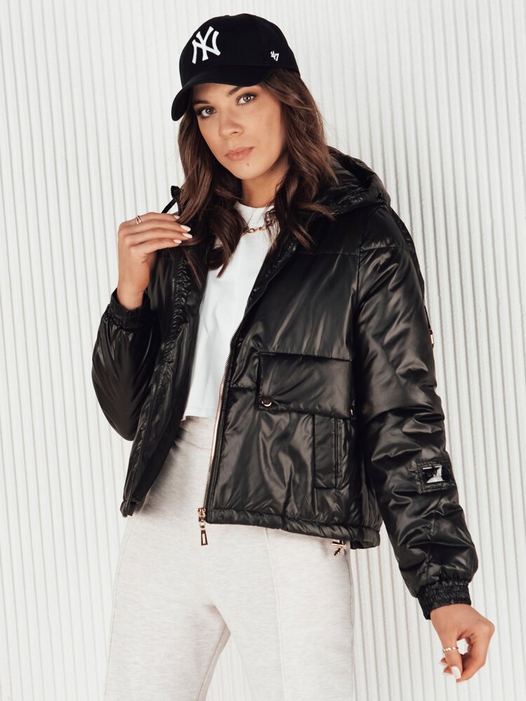 Kurtka damska przejściowa ARON czarna Dstreet TY4113-XL