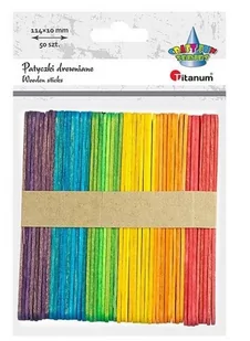 Patyki drewniane a"50szt.BG016C 114x1x2mm - Zabawki kreatywne - miniaturka - grafika 2