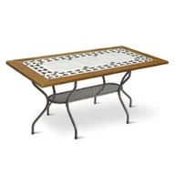 Stoły ogrodowe - Dajar Stół Ogrodowy Prostokąt 160x90cm Como 65812 5904134658128 - miniaturka - grafika 1
