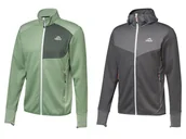 Kurtki i kamizelki sportowe męskie - CRIVIT Kurtka funkcyjna męska z technologią HeiQ Mint - miniaturka - grafika 1