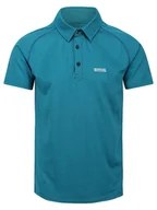 Koszulki sportowe męskie - Regatta Funkcyjna koszulka polo "Kalter" w kolorze niebieskim - miniaturka - grafika 1