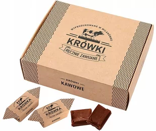 Krówki ciągutki kawowe w pudełku 350g - Cukierki - miniaturka - grafika 1