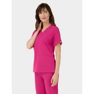 Odzież medyczna - Vena Bluza Medyczna Emily Scrubs Raspberry Sorbet Rozmiar: XL - miniaturka - grafika 1