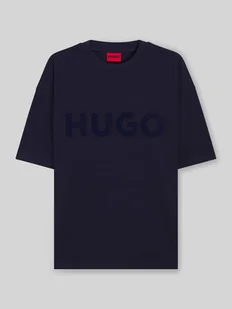 T-shirt o kroju oversized z czystej bawełny model ‘DINKEE’ - Koszulki męskie - miniaturka - grafika 1