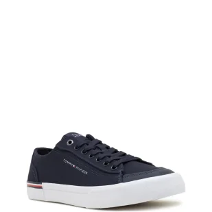 Tommy Hilfiger Tenisówki CORPORATE VULC CANVAS - Trampki męskie - miniaturka - grafika 1
