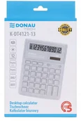 Kalkulatory - Kalkulator biurowy DONAU TECH, 12-cyfr. wyświetlacz, wym. 190x143x40 mm, srebrny - miniaturka - grafika 1