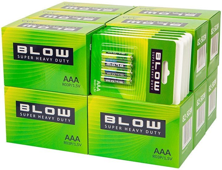 82-674# Bateria blow super heavy duty aaa karton blister