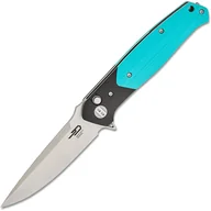 Scyzoryki - Bestech BESTECH 14C28N Czarny i Jasnoniebieski BG62F - miniaturka - grafika 1