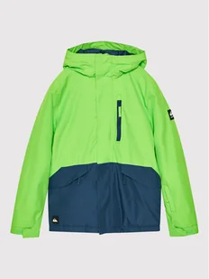 Quiksilver Kurtka narciarska Mission Solid EQBTJ03118 Zielony Regular Fit - Kurtki narciarskie - miniaturka - grafika 1