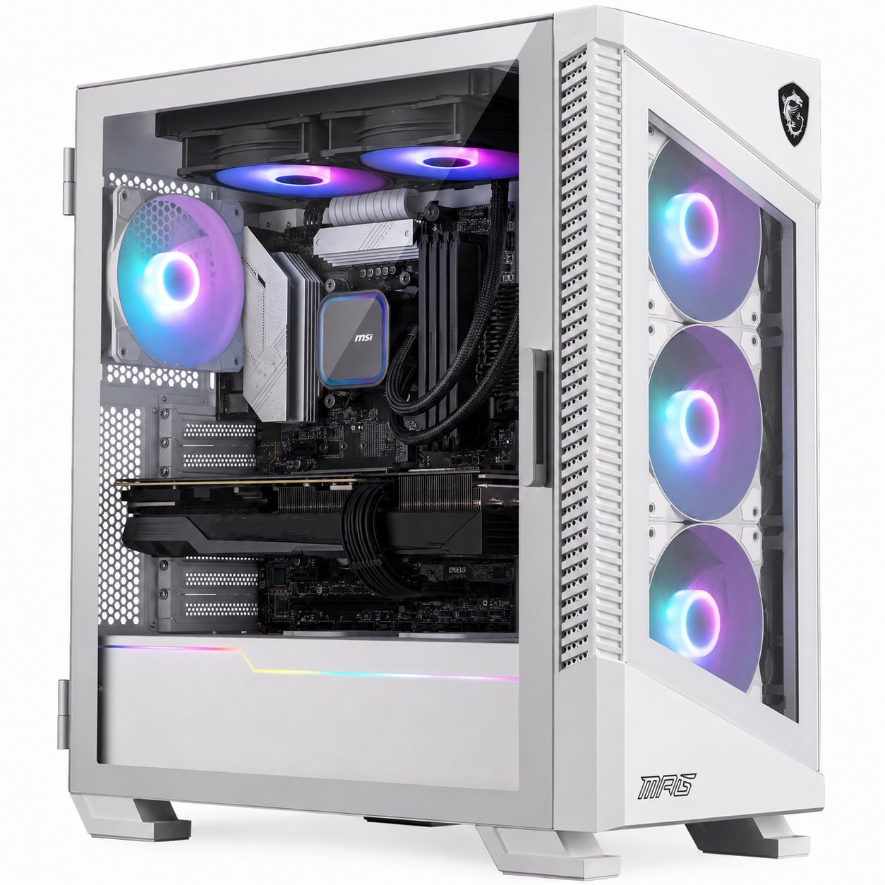 Komputer Vist VIST WHITE Ryzen 7 9800X3D AiO RTX 5080 32GB DDR5 SSD 1TB WIFI W11 DLSS 4