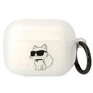 Akcesoria do słuchawek - Karl Lagerfeld KLAPHNCHTCT Airpods Pro cover transparent Ikonik Choupette - miniaturka - grafika 1