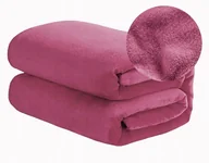 Koce - KOC KOCYK MIĘKKI NARZUTA 150X200 SALON SYPIALNIA PLUSZOWY GRUBY PLED GŁADKI - miniaturka - grafika 1