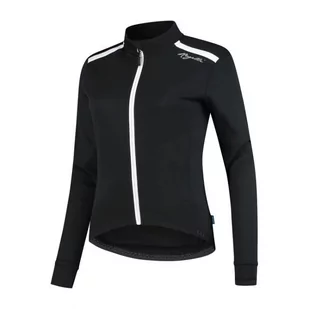 Damska Kurtka Rowerowa  Rogelli Winterjacket Pesara | Black/White - Rozmiar S - Kurtki damskie - miniaturka - grafika 1