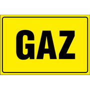 Oznaczenie "GAZ" 10 x 15