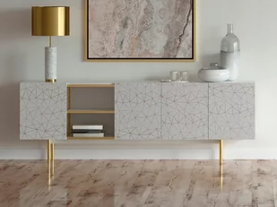 Okleina meblowa dekoracyjna TICO złota 45 x 200 cm - Meble modułowe i akcesoria - miniaturka - grafika 1