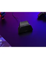 Kontrolery gier na PC - TRUST GXT 255 Quick charge stand for PS5 controllers - Black 25552 - miniaturka - grafika 1