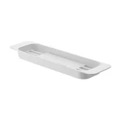 Półki łazienkowe - Biała regulowana półka na wannę YAMAZAKI Tower - miniaturka - grafika 1